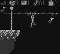 une photo d'Ã©cran de The Pagemaster sur Nintendo Game Boy